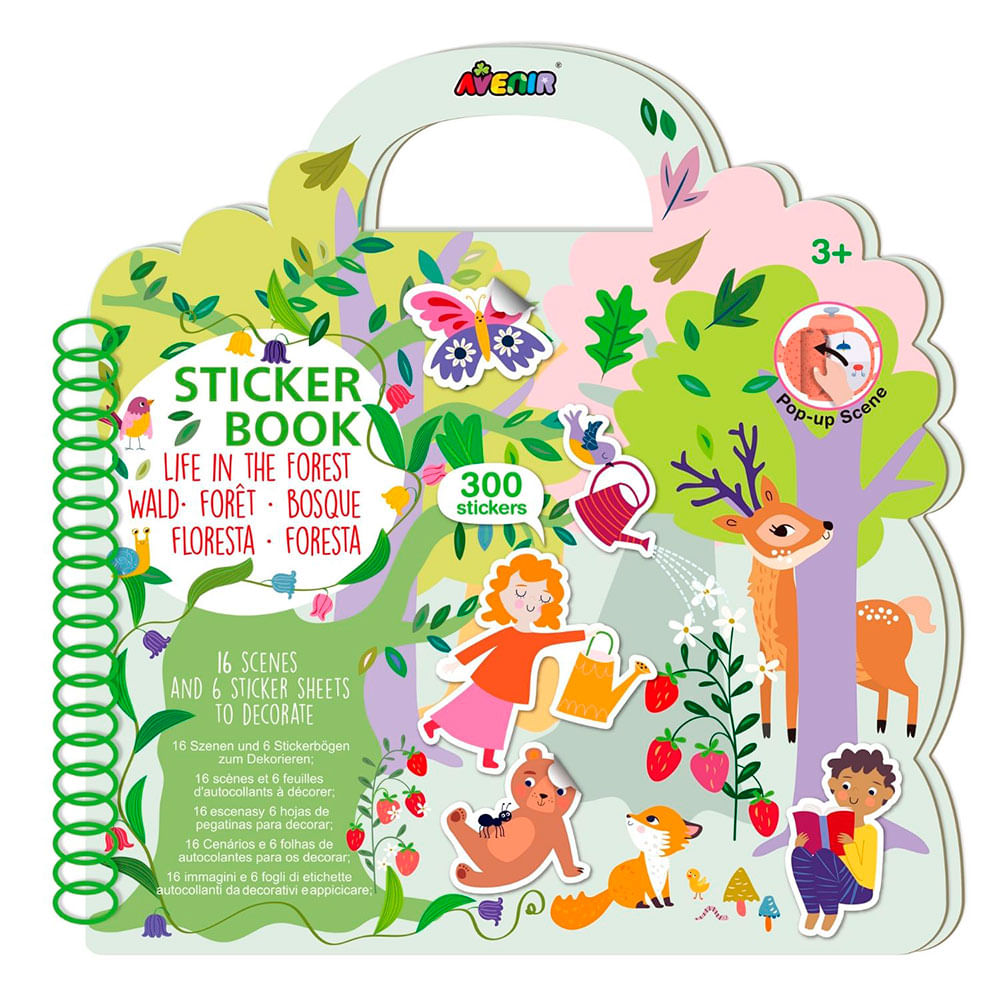 Libro 300 Stickers Avenir Modelo Bosque