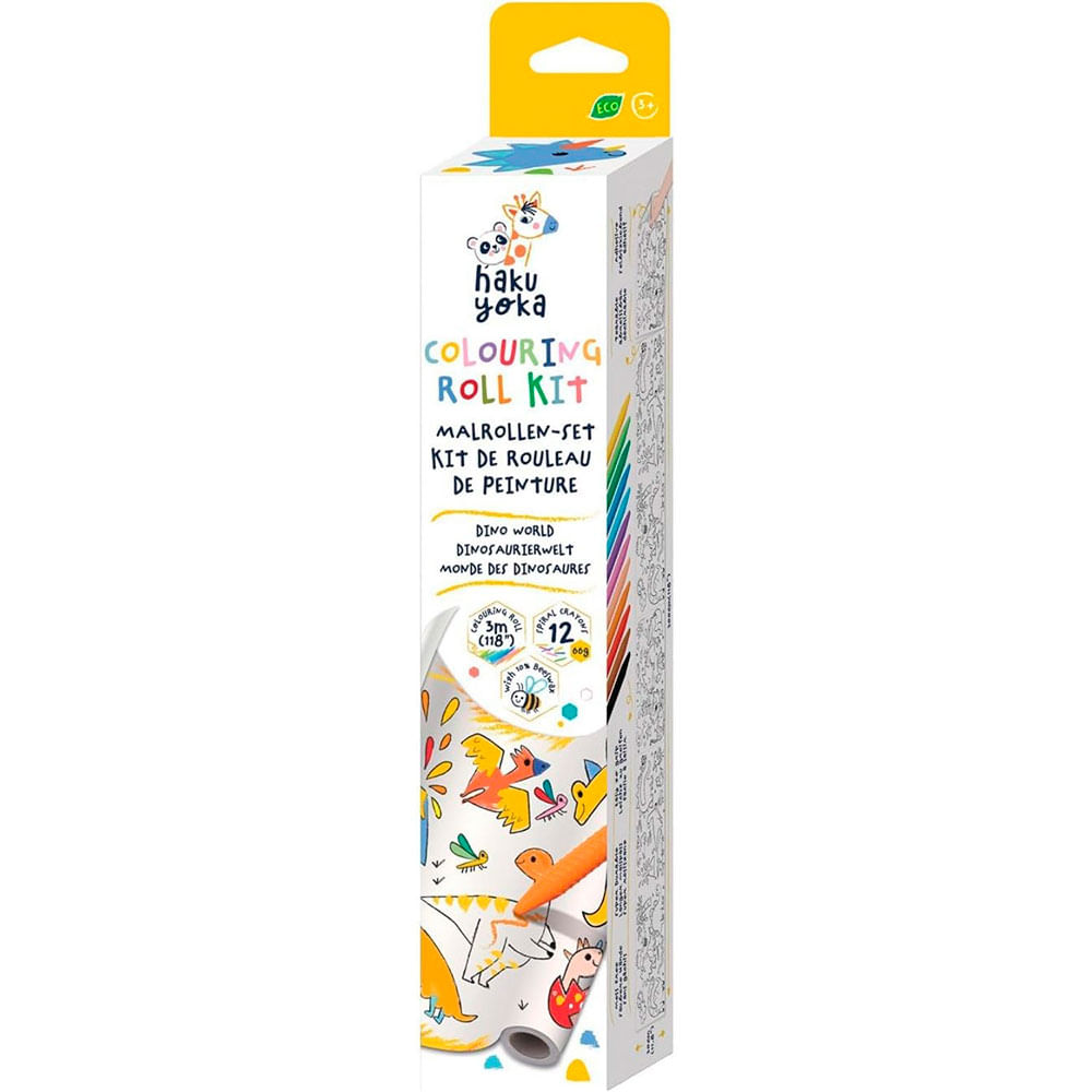 Set de Coloreo Modelo Haku Yoka Dinosaurio
