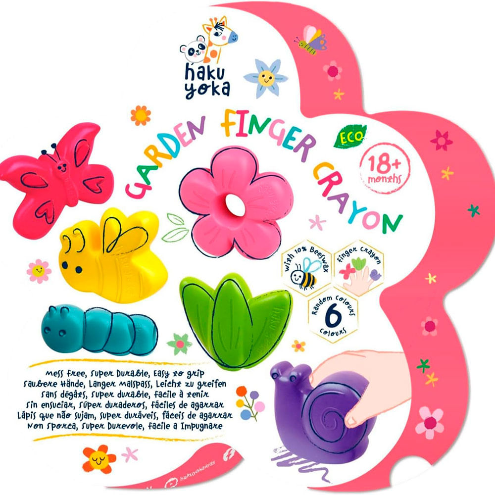 Set de Crayones Haku Yoka Modelo Jardín 06un