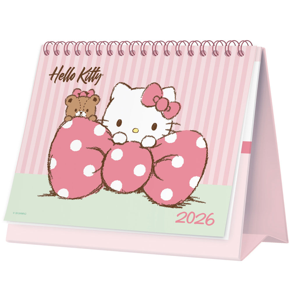 Calendario 2026 Dgnottas Hello Kitty Escritorio