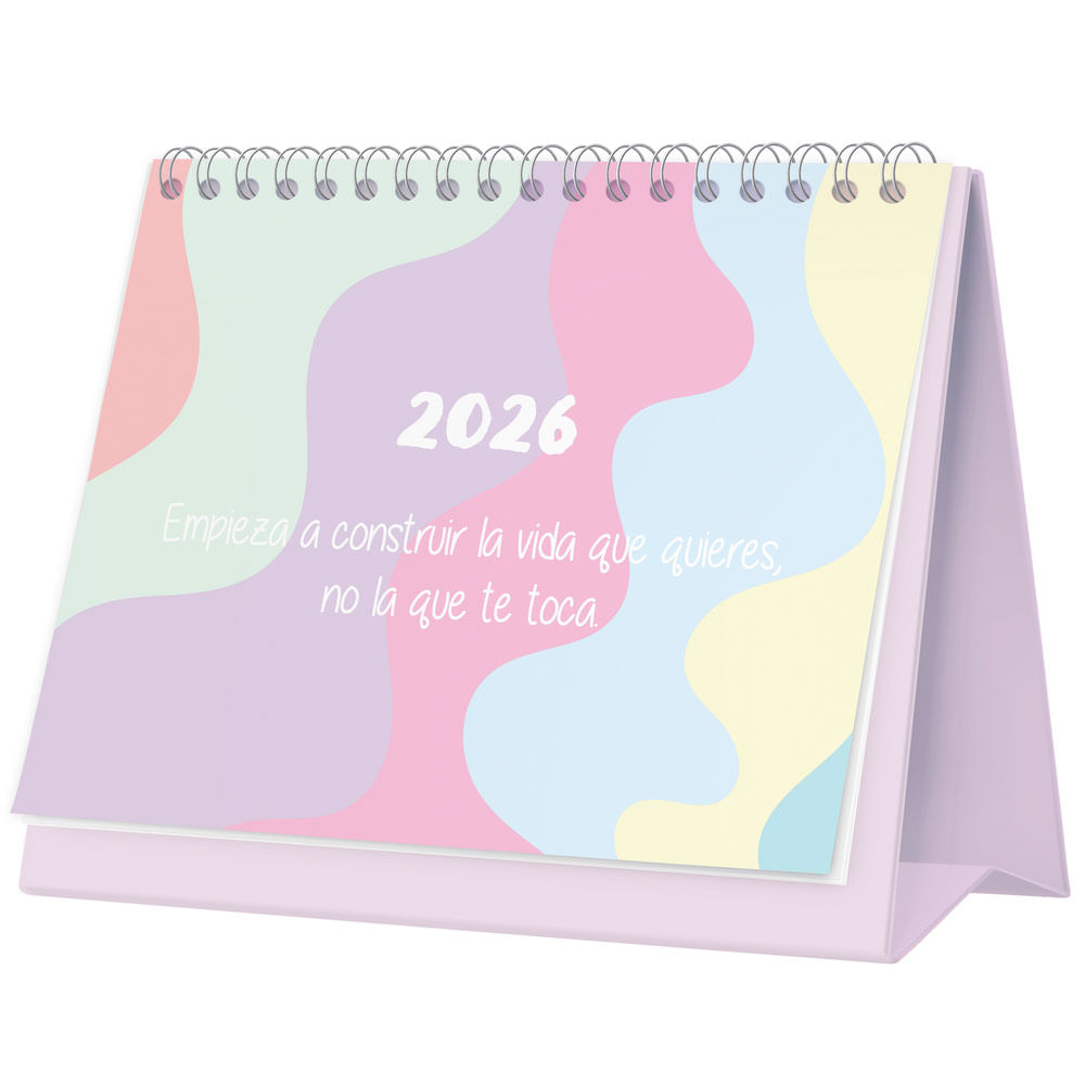 Calendario 2026 Dgnottas Pastel Escritorio