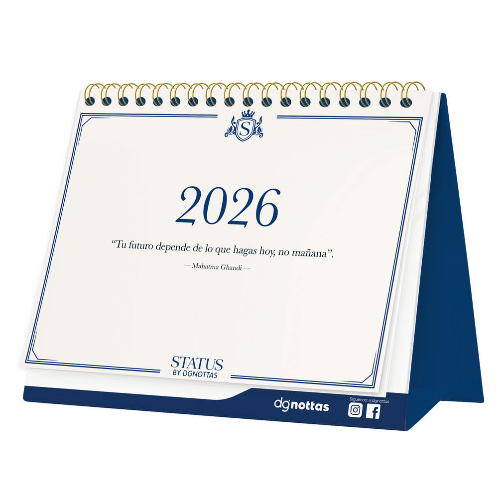 Calendario 2026 Dgnottas Ejecutivo Escritorio