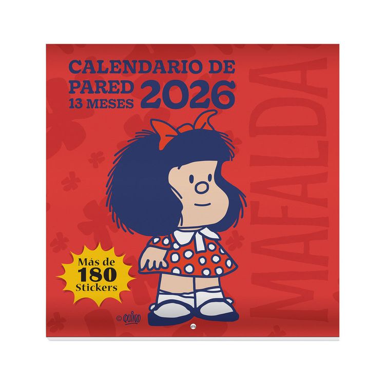Calendario 2026 Dgnottas Mafalda Pared