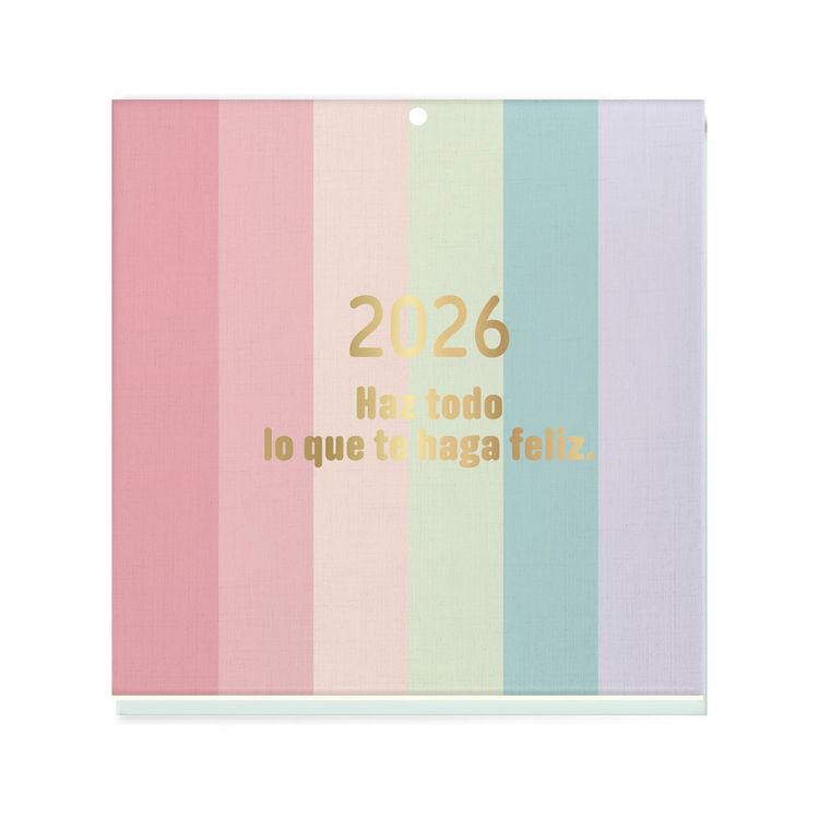 Calendario 2026 Dgnottas Pastel Pared