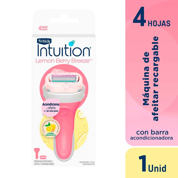 Máquina de Afeitar Schick Intuition Lemon Berry Breeze