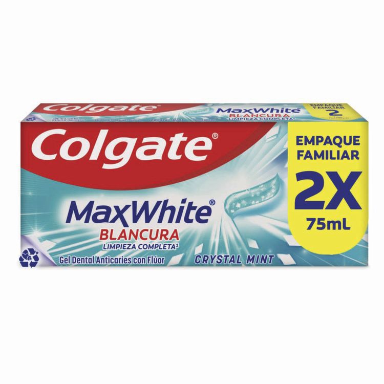 Twopack Pasta de Dientes Colgate Max White 75ml