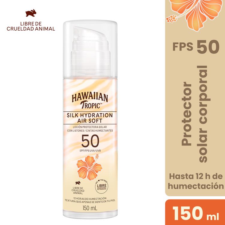 Protector Solar Hawaiian Tropic Silk Hydration Air Soft FPS50 150ml