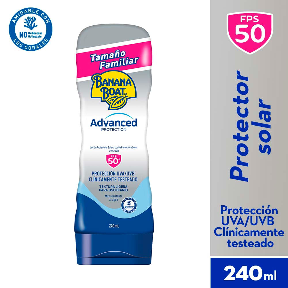 Protector Solar Banana Boat Advanced Protection FPS50+ 240ml