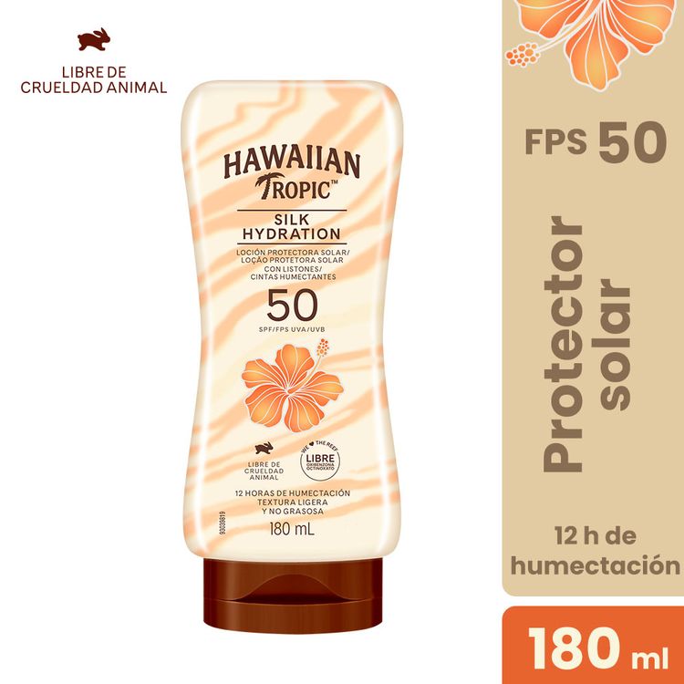 Protector Solar Hawaiian Tropic Silk Hydration FPS50 180ml