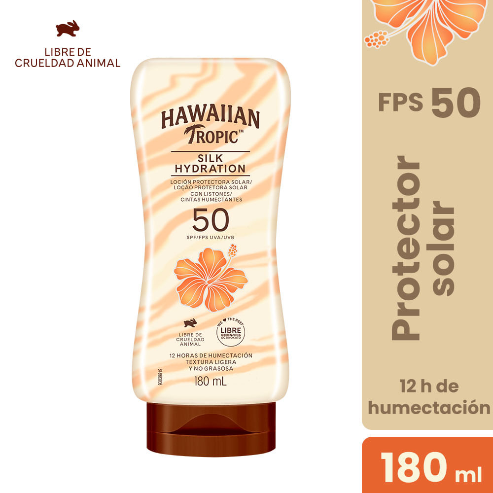 Protector Solar Hawaiian Tropic Silk Hydration FPS50 180ml