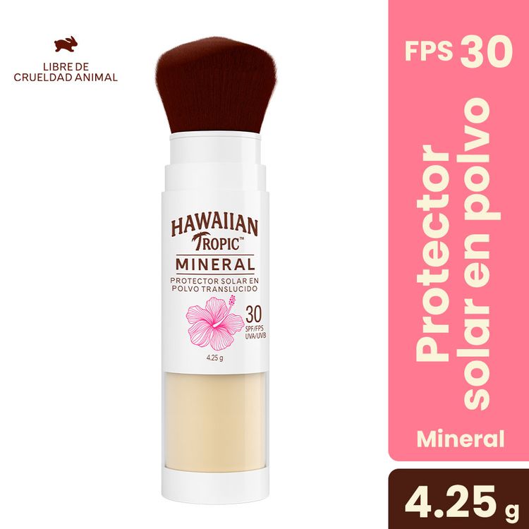 Protector Solar en Polvo Translúcido Hawaiian Tropic Mineral FPS30 4.25g