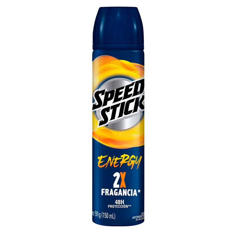 Antitranspirante en Aerosol Speed Stick Energy 91g Antitranspirante en Aerosol Speed Stick Energy 91g
