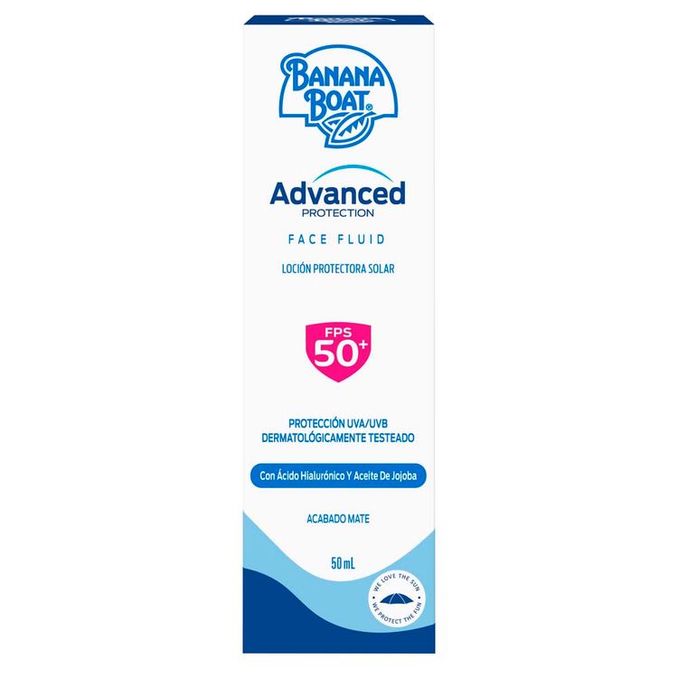 Protector Solar Banana Boat Advanced Protection Face Fluid Mate 50ml