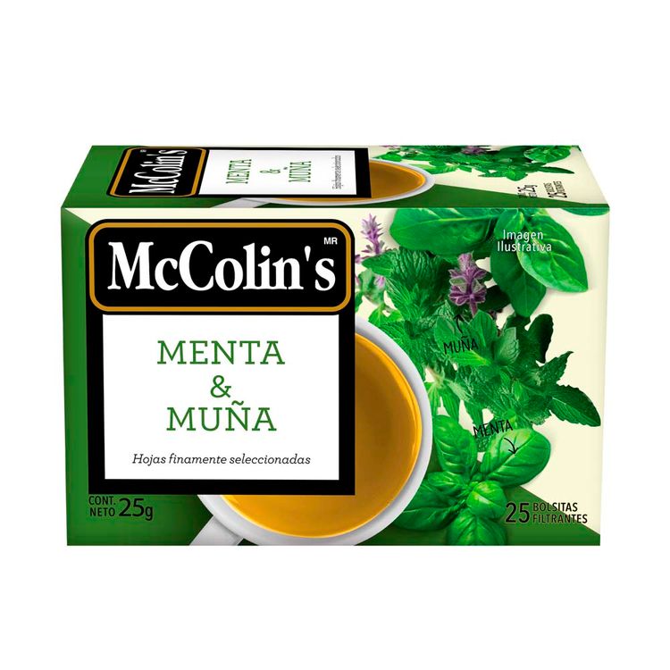 Infusión Herbal Mc Colins Menta y Muña 25un