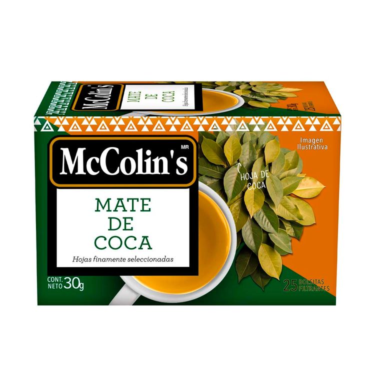 Infusión Herbal Mc Colins Mate de Coca 25un