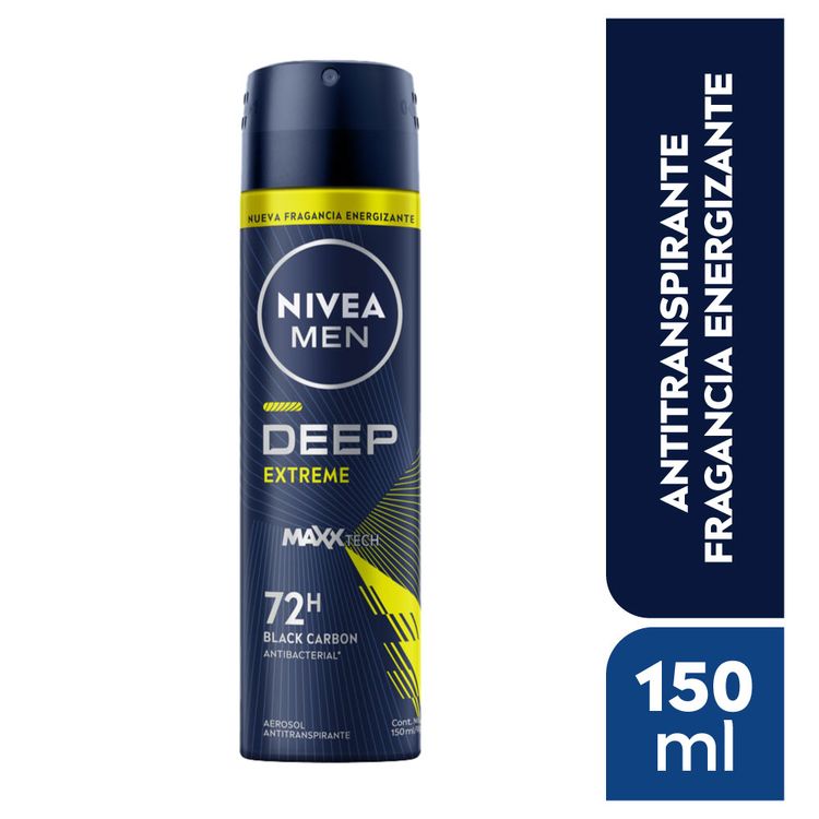 Antitranspirante en Aerosol Nivea Men Deo Deep Extreme 150ml Antitranspirante en Aerosol Nivea Men Deo Deep Extreme 150ml