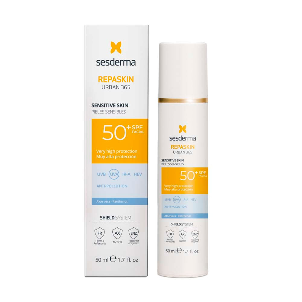 Fotoprotector Facial Repaskin Urban FPS50+ Piel Sensible 50ml