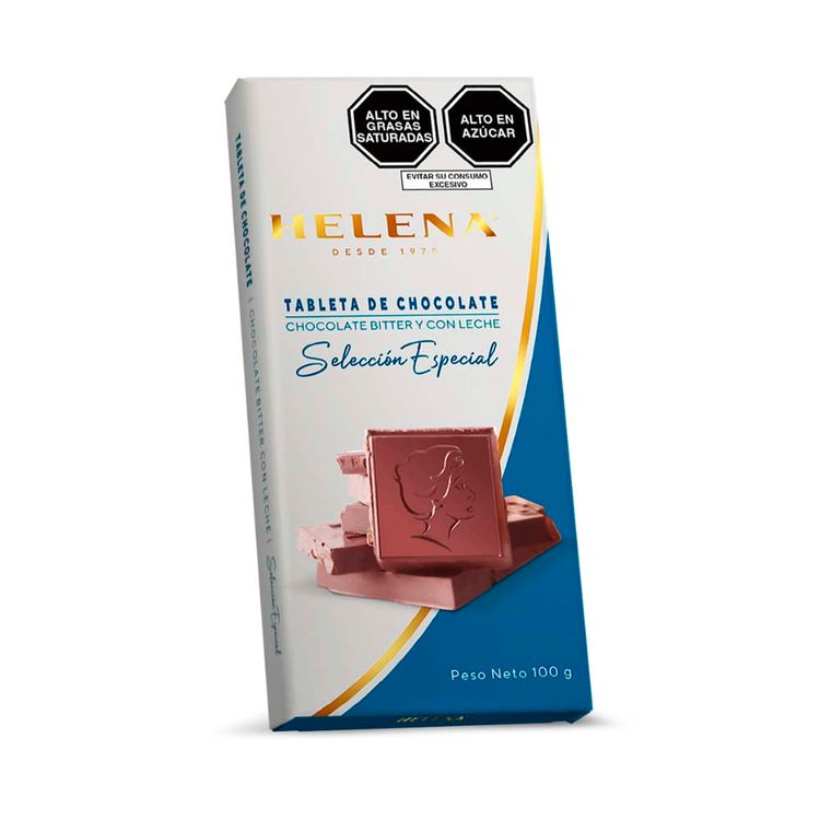 Tableta de Chocolate Bitter con Leche Helena Selección Especial 100g