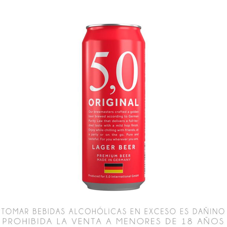 Cerveza Lager 5,0 Original Lata 500ml