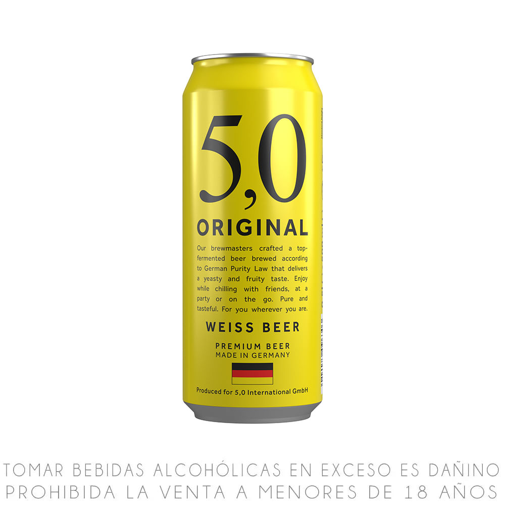 Cerveza Weiss 5,0 Original Lata 500ml