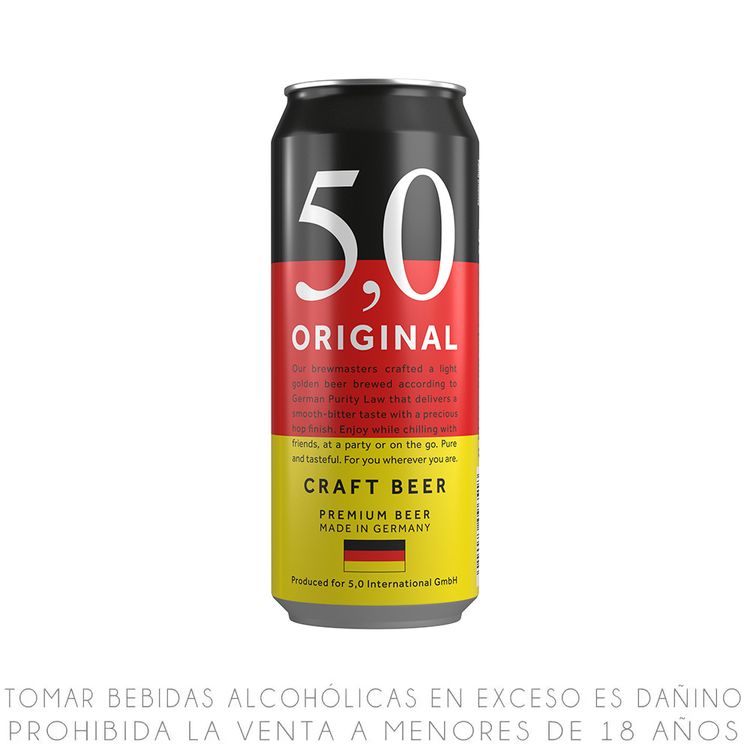 Cerveza Craft 5,0 Original Lata 500ml