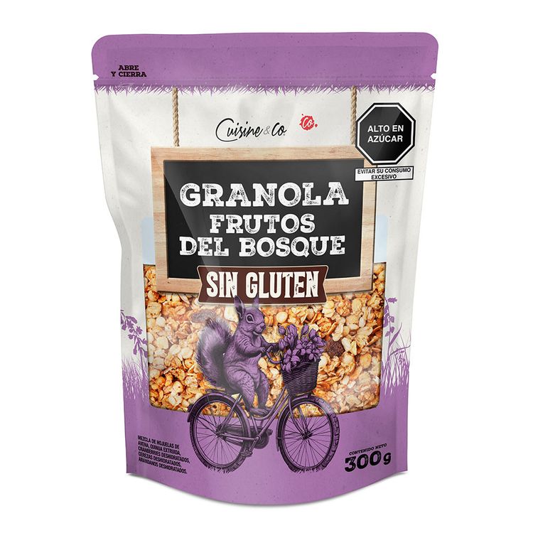 Granola con Frutos de Bosque Cuisine & Co 300g