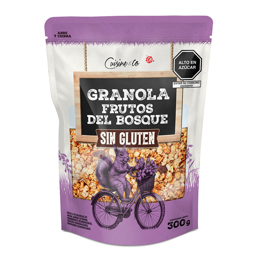 Granola con Frutos de Bosque Cuisine & Co 300g