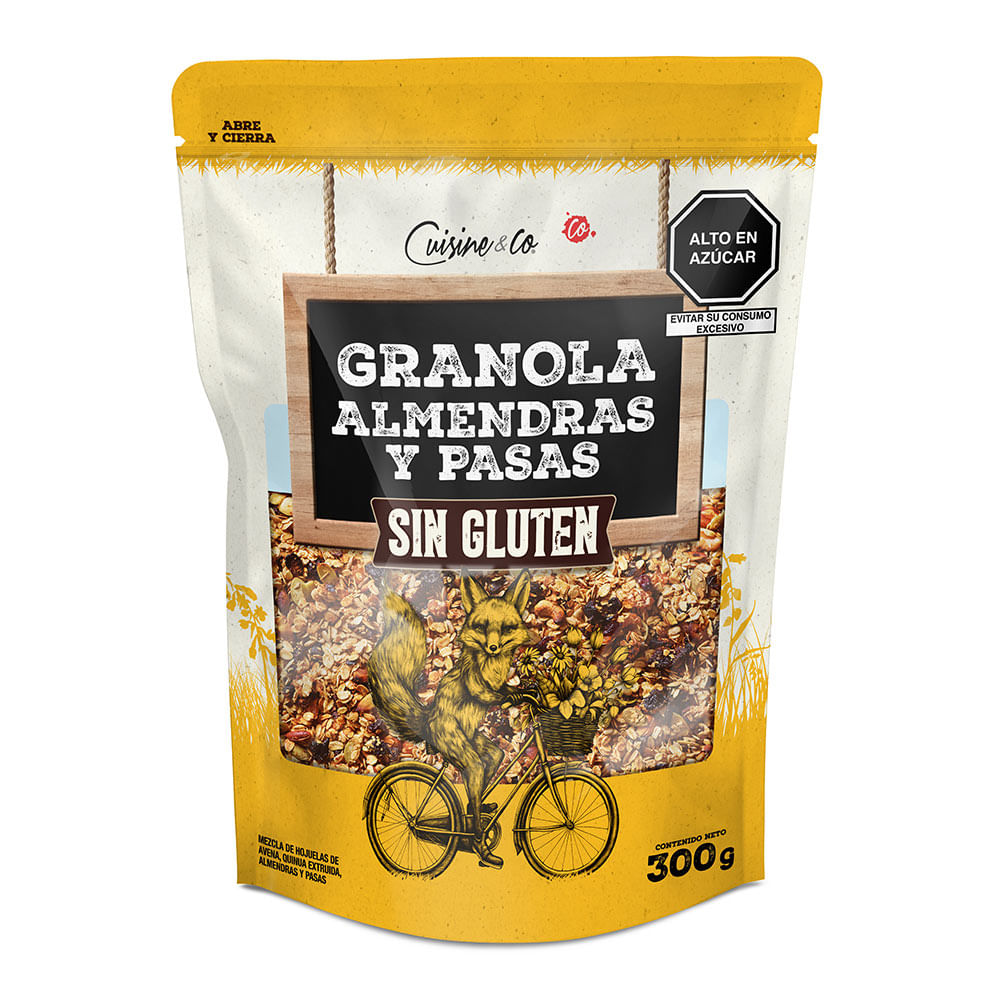 Granola con Almendra y Pasas Cuisine & Co 300g