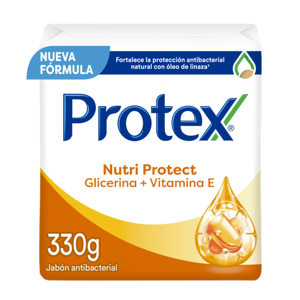 Tripack Jabón en Barra Protex Nutri Protect Vitamina E 110g