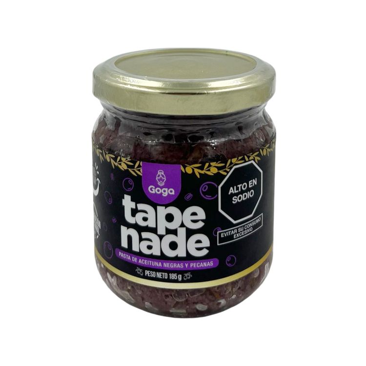 Tapenade de Aceitunas Negras y Pecanas Goga 185g