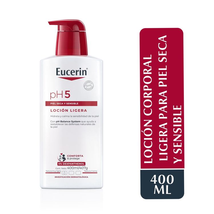 Loción Corporal Ligera Eucerin pH5 400ml Loción Corporal Ligera Eucerin pH5 400ml