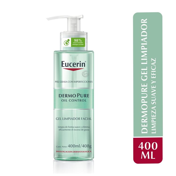 Gel Limpiador Eucerin Dermo Pure Oil Control 400ml