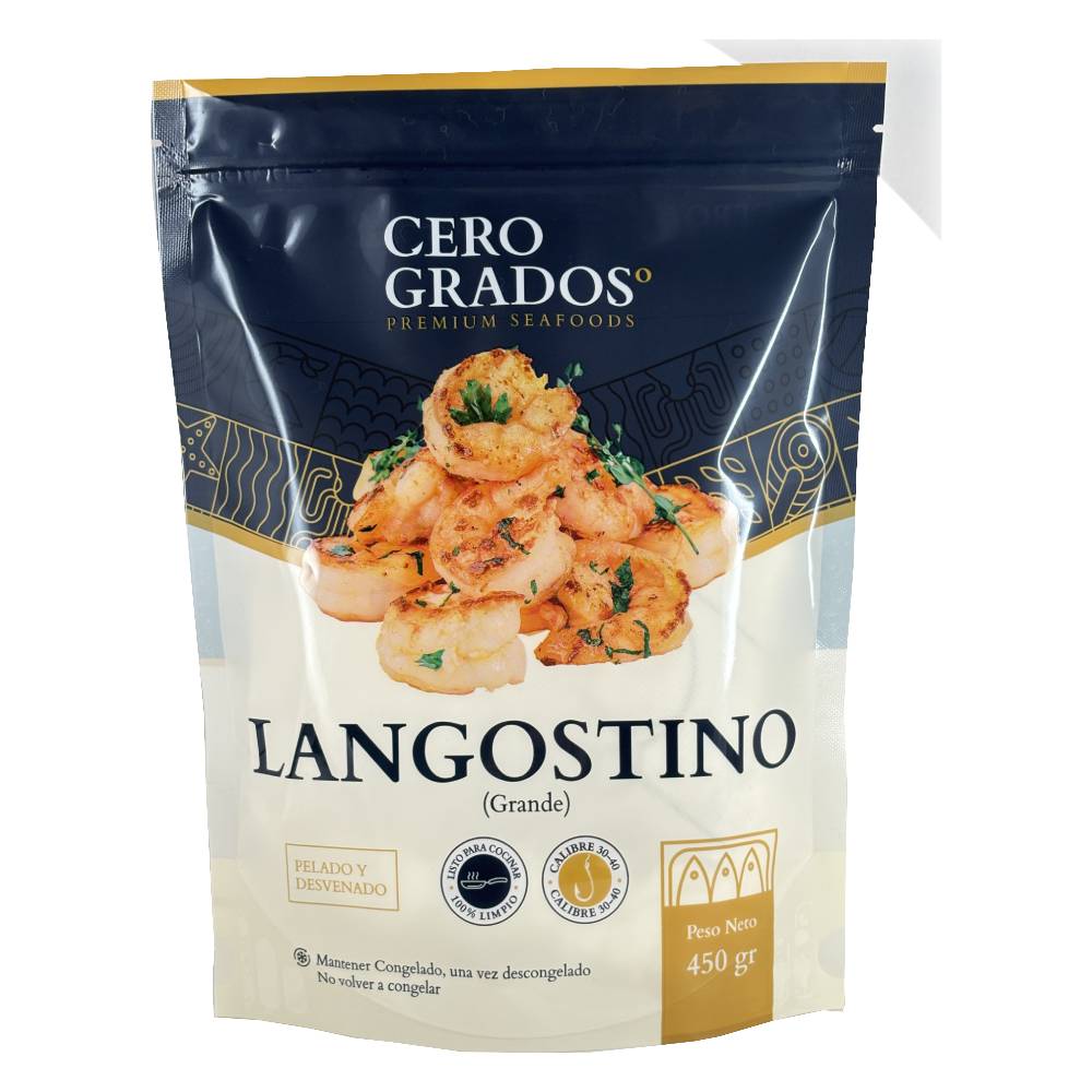 Langostinos Grandes Cero Grados 450g