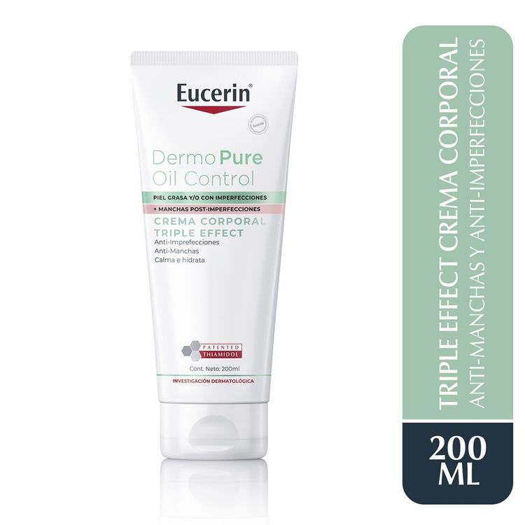 Crema Corporal Eucerin Dermo Pure Triple Effect 200ml Crema Corporal Eucerin Dermo Pure Triple Effect 200ml