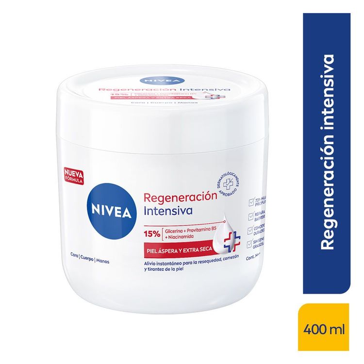 Crema Nivea Regeneración Intensiva 400ml