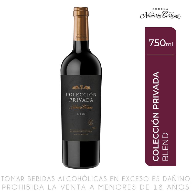 Vino Tinto Blend Colección Privada Navarro Correas Botella 750ml