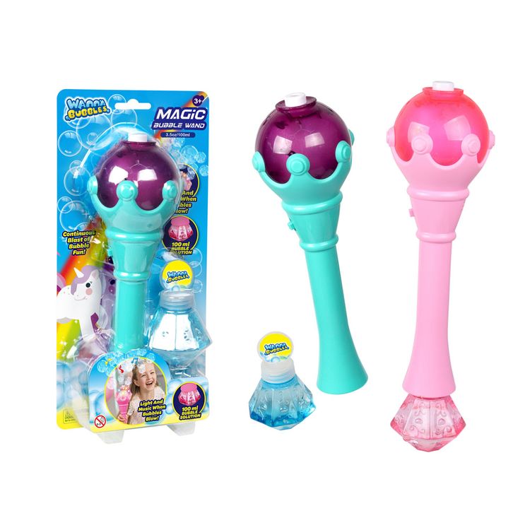 Lanzador de Burbujas Wanna Bubbles Varita Mágica 100ml Surtido