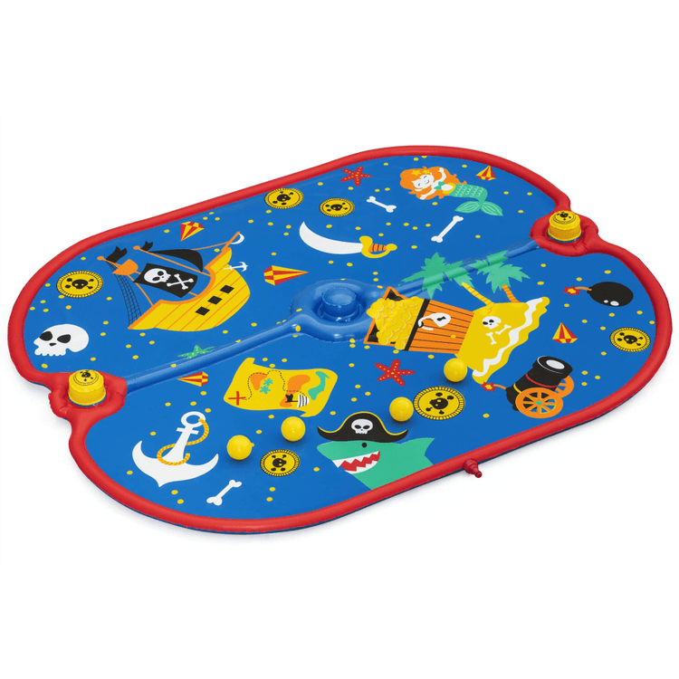Alfombrilla infantil hinchable de chapoteo Bestway Pirate Paradise, de 1,70 m x 1,40 m