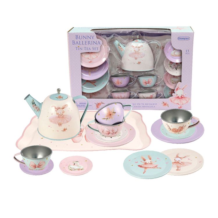 Set de Té conejito Bailarin 15 Piezas