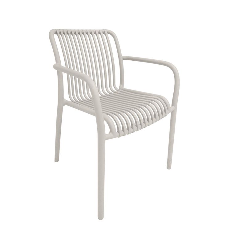 Silla Plástica Outzen Maria Sofia Beige