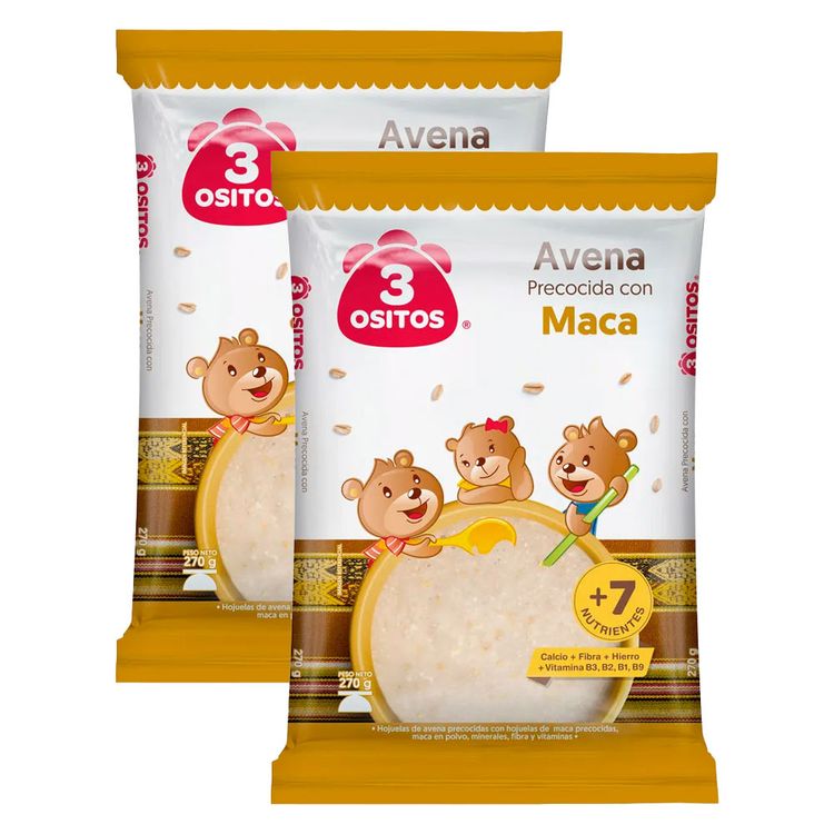 Twopack Maca con Avena 3 Ositos 270g