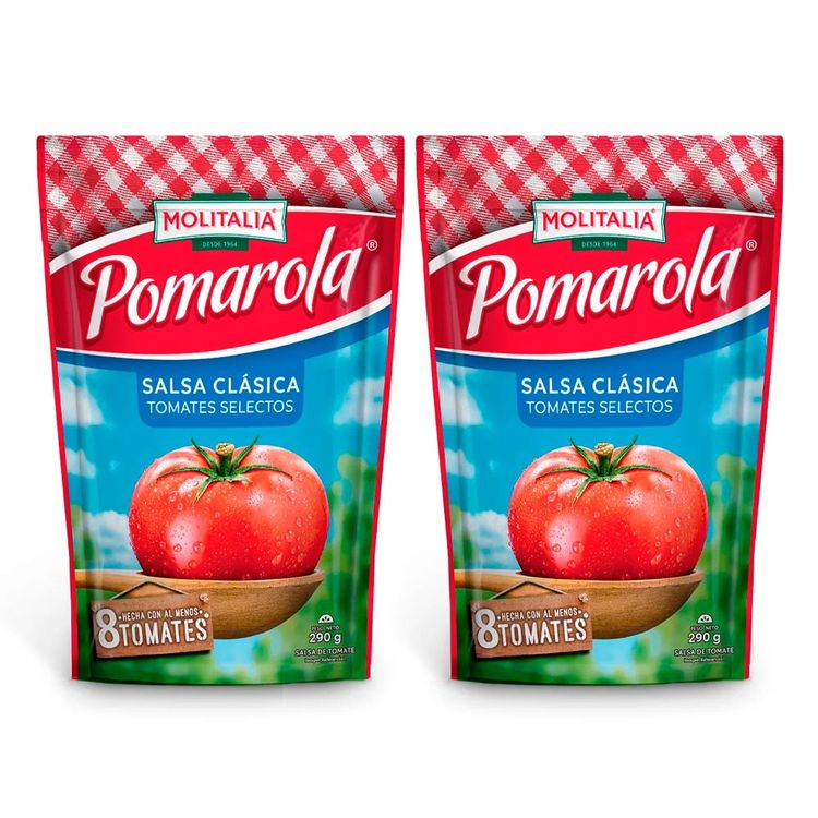 Twopack Salsa de Tomate Pomarola 290g