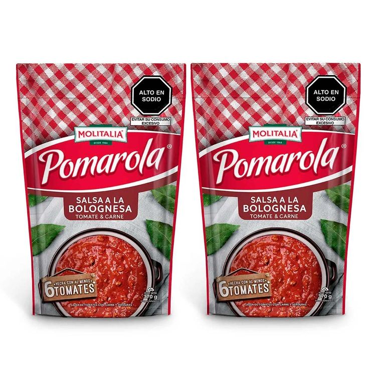 Twopack Salsa a la Bolognesa Pomarola 370g