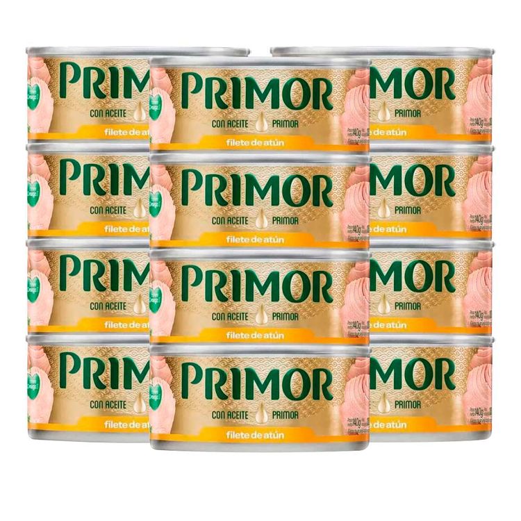 Twelvepack Filete de Atún Primor 140g