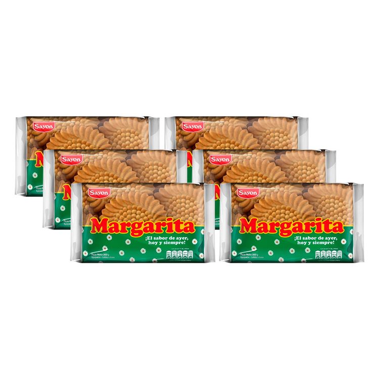 Sixpack Galleta Margarita 6un
