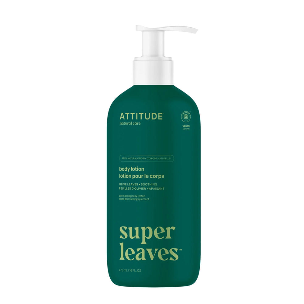 Body Lotion Attitude Natural Super Leaves Olivo 473ml