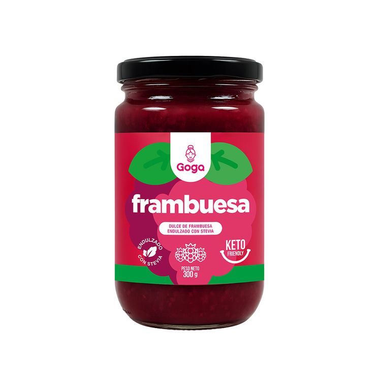 Mermelada de Frambuesa con Stevia Goga 300g