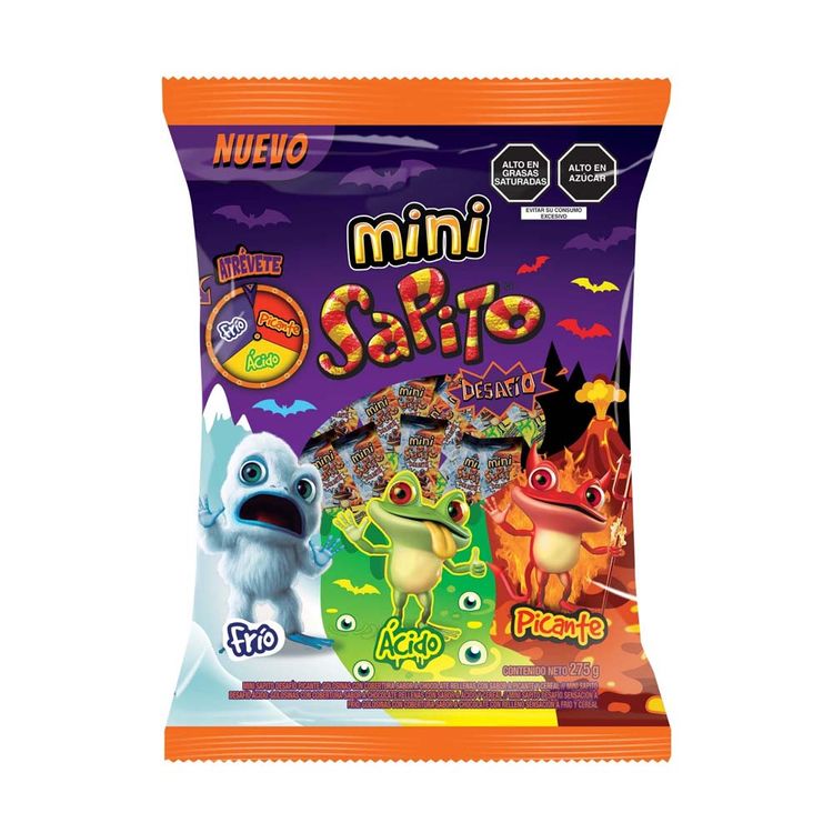 Golosinas Mini Sapito Desafío Halloween 275g