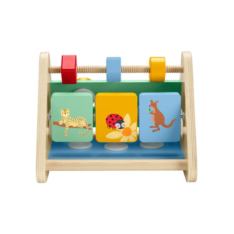 Triángulo Fisher-Price de Actividades de Madera