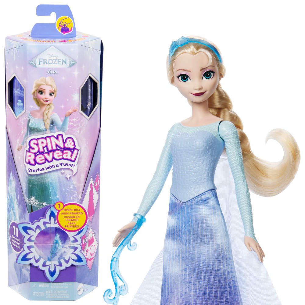Muñeca Spin Reveal Elsa Disney Frozen